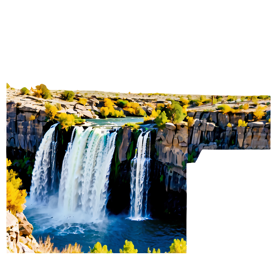 Shoshone Falls Idaho Waterfall Png 92 PNG image