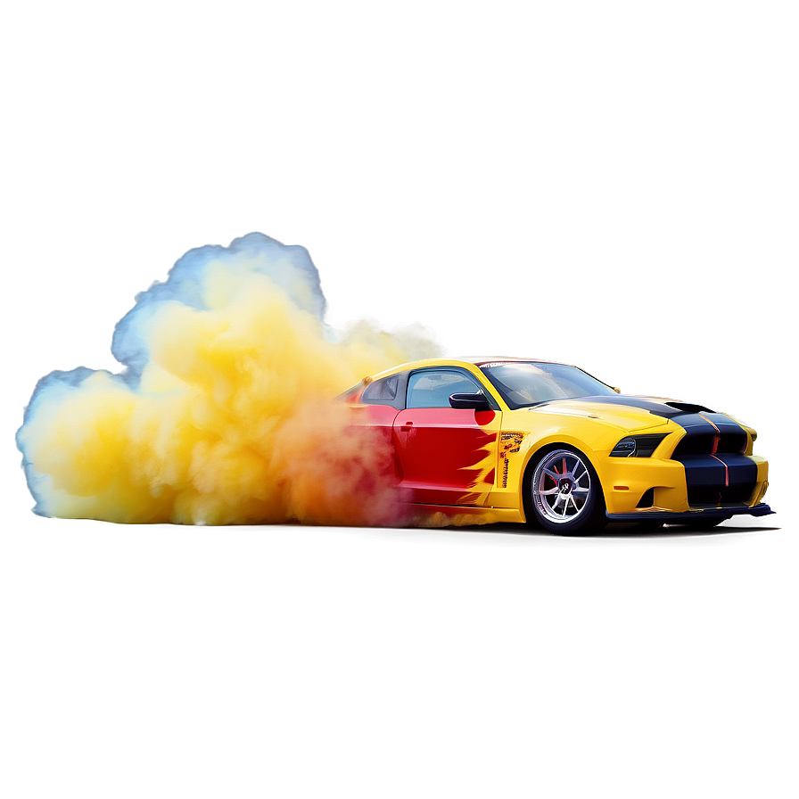 Show Car Burnout Smoke Png Fqp99 PNG image