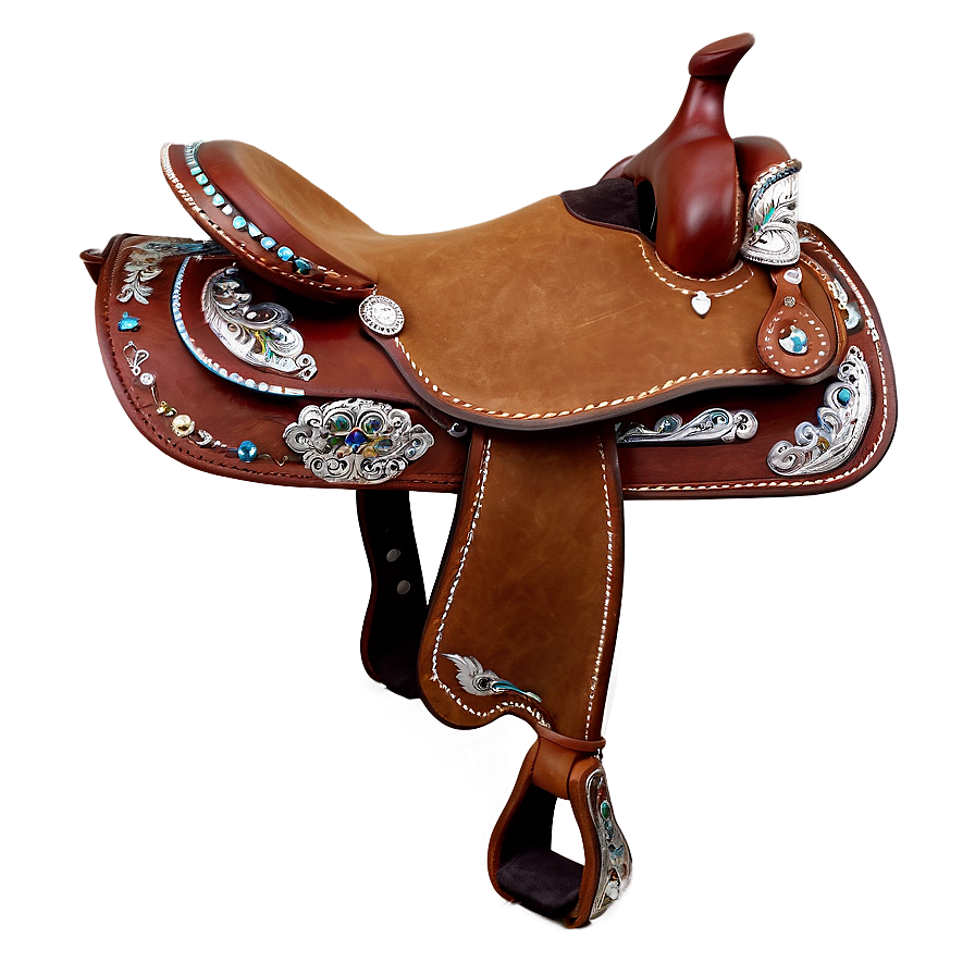 Show Saddle Png 06292024 PNG image