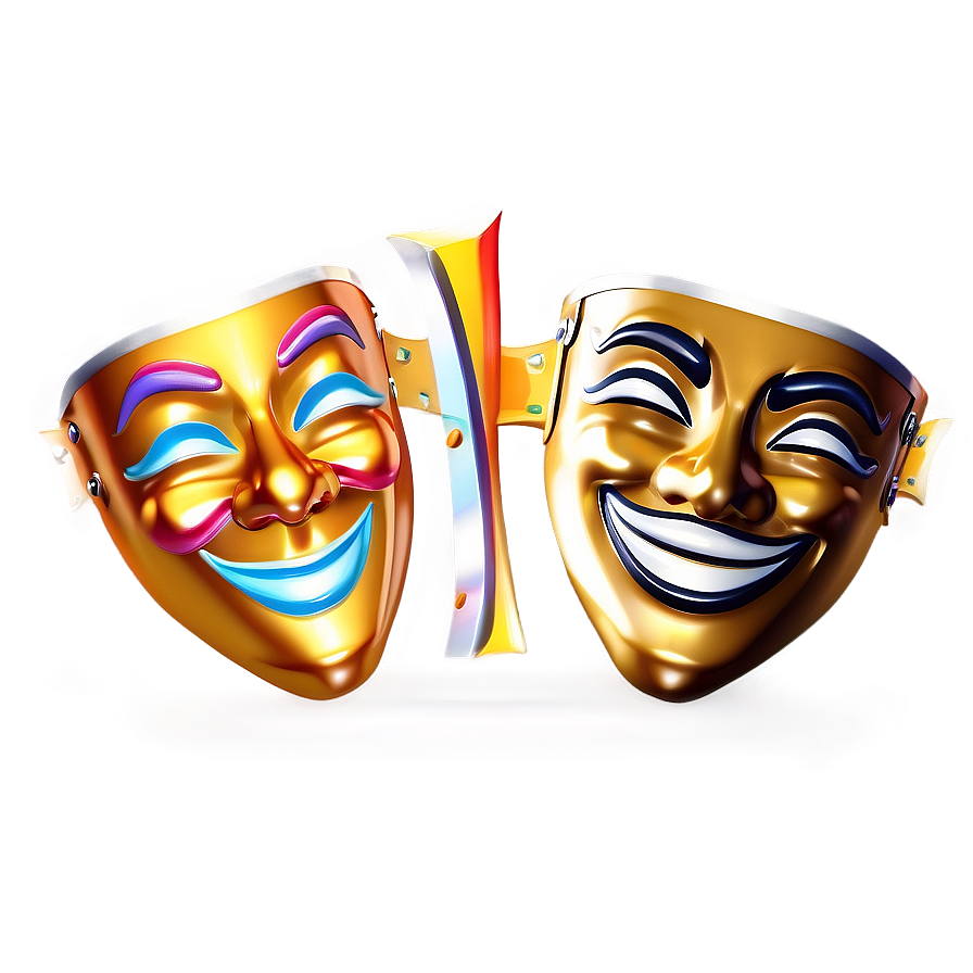 Showtime Comedy Mask Png 06242024 PNG image