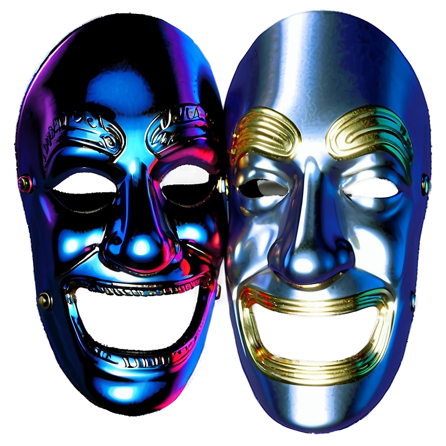 Showtime Comedy Tragedy Masks Png 24 PNG image