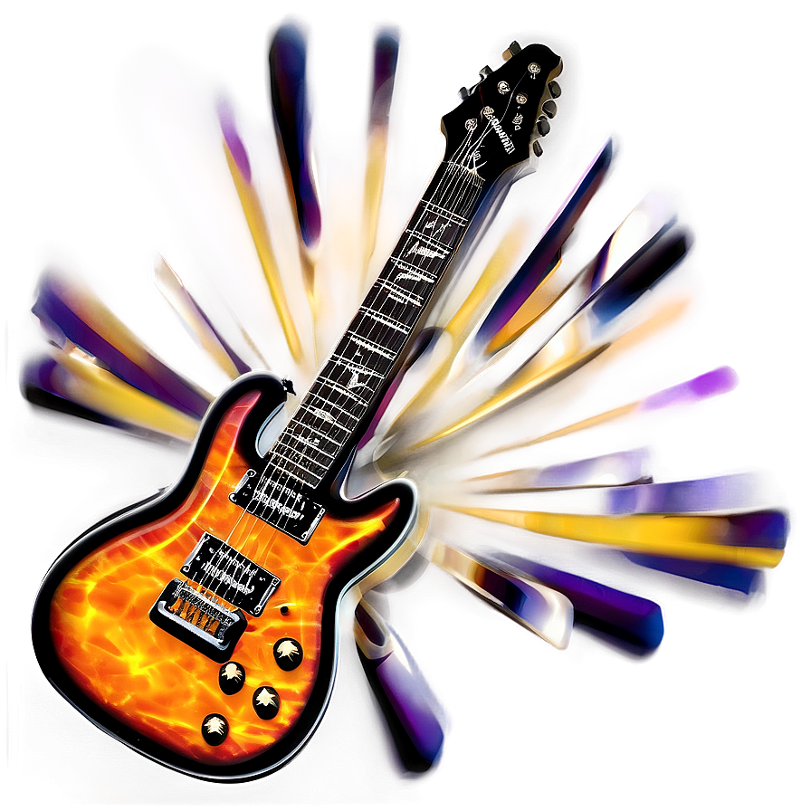 Showtime Rock Guitar Png 82 PNG image