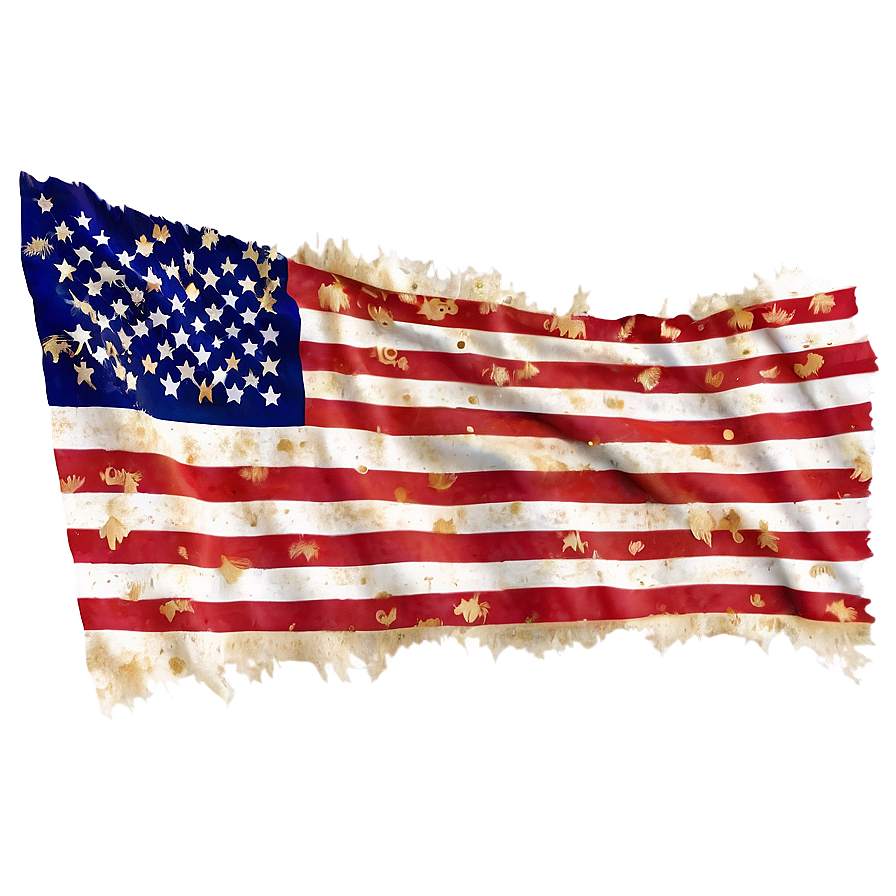 Shredded Flag Png 5 PNG image