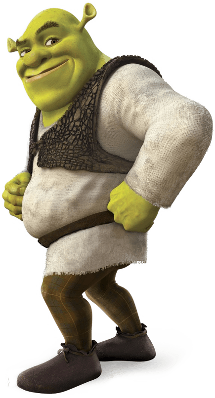 Shrek Character Pose PNG image