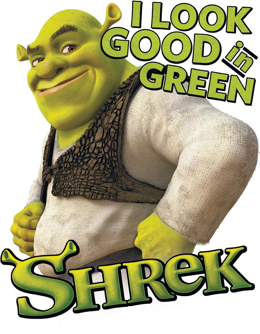 Shrek Good In Green Promo PNG image