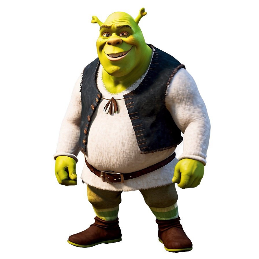 Shrek's Karaoke Dance Party Png Cov PNG image