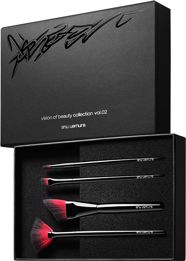 Shu Uemura Makeup Brush Set PNG image