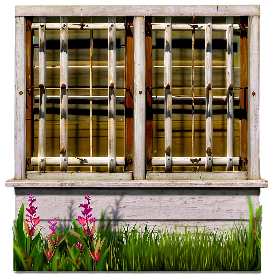 Shuttered Colonial Window Png 05042024 PNG image