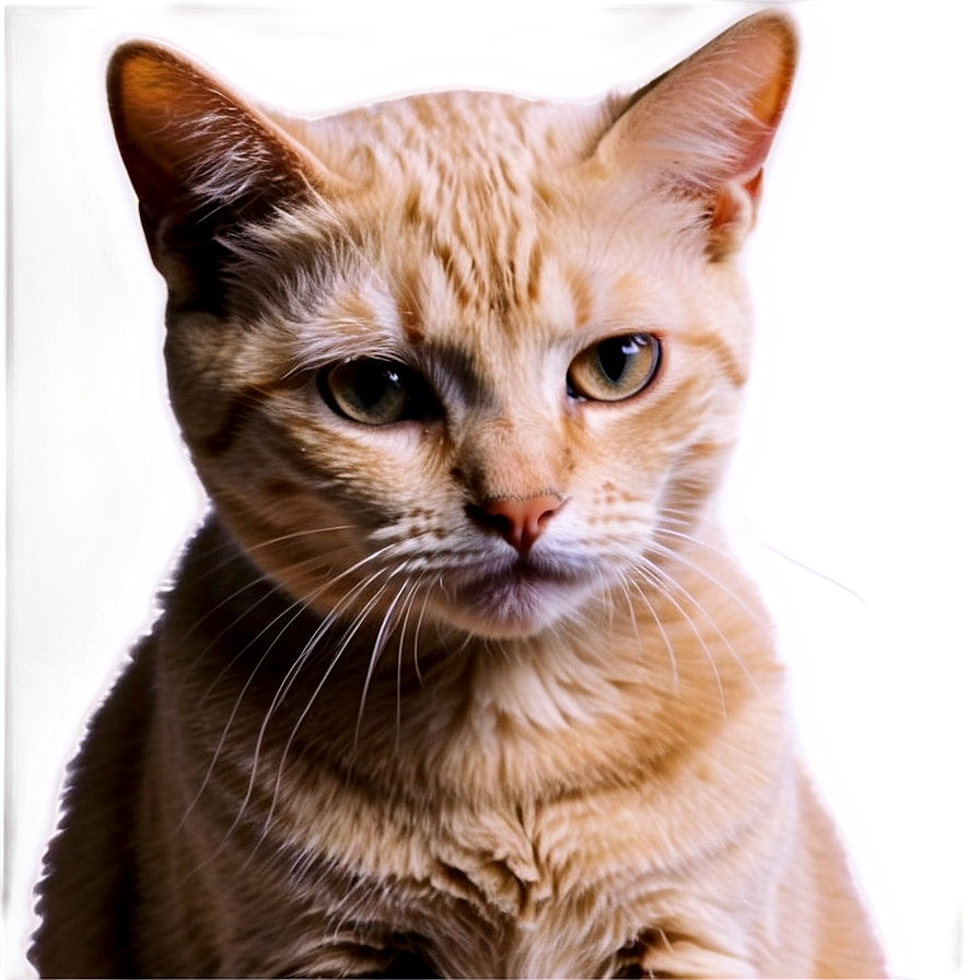 Shy Cat Meme Png 05212024 PNG image