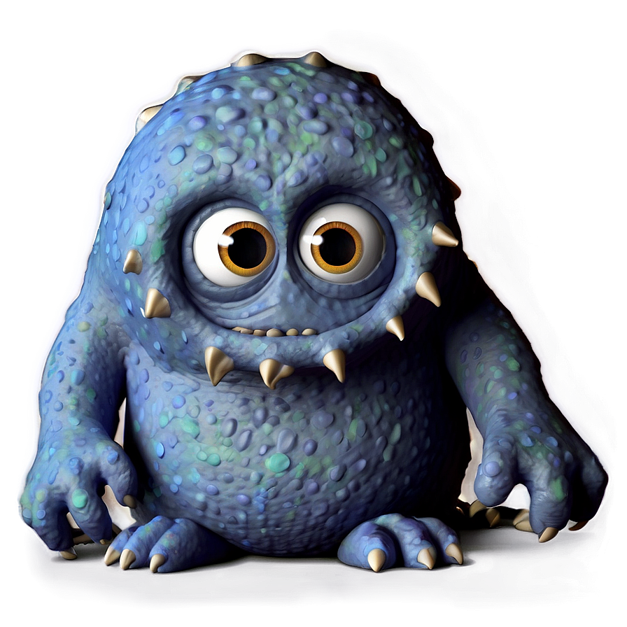 Shy Cute Monster Png 7 PNG image