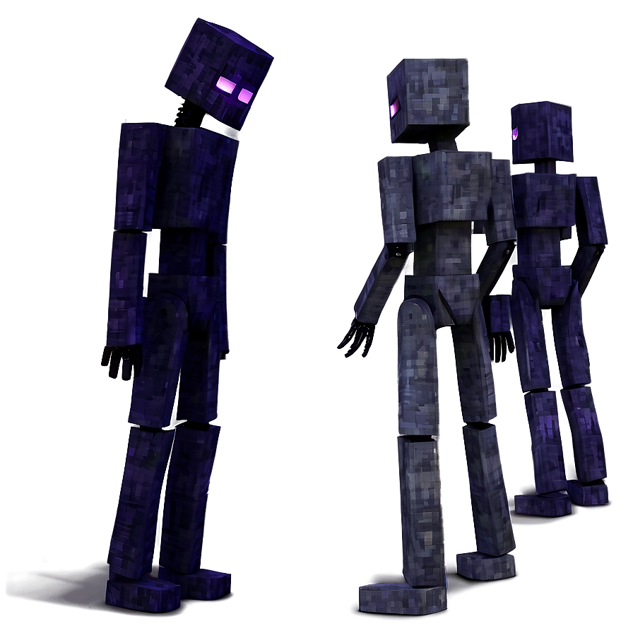 Shy Enderman Looking Away Png Hil PNG image