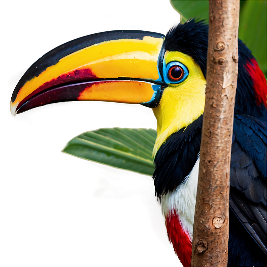 Shy Toucan Hiding Png 06112024 PNG image