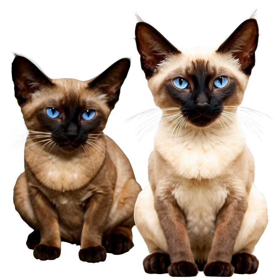 Siamese Cat D PNG image