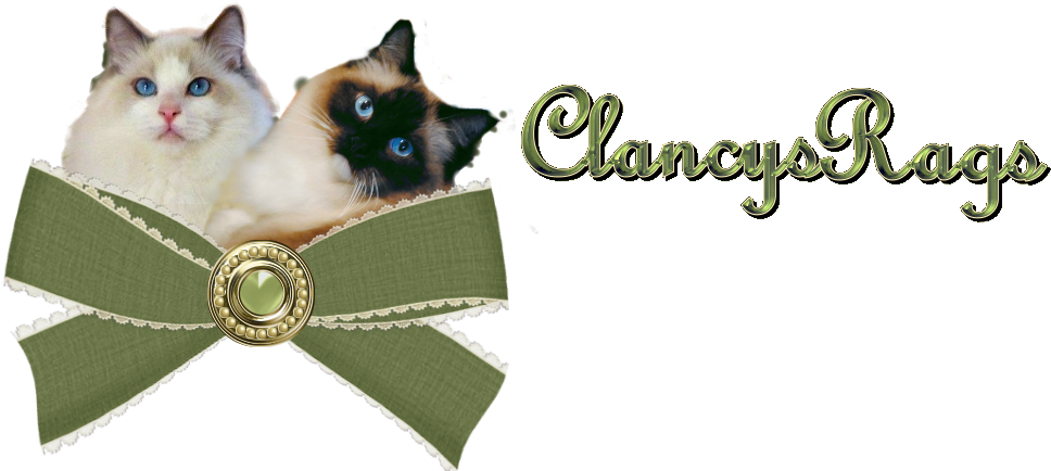 Siameseand Ragdoll Cats Clancys Rags Logo PNG image