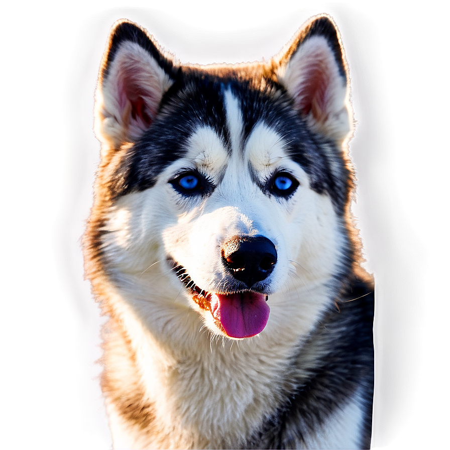 Siberian Husky At Sunset Png 85 PNG image