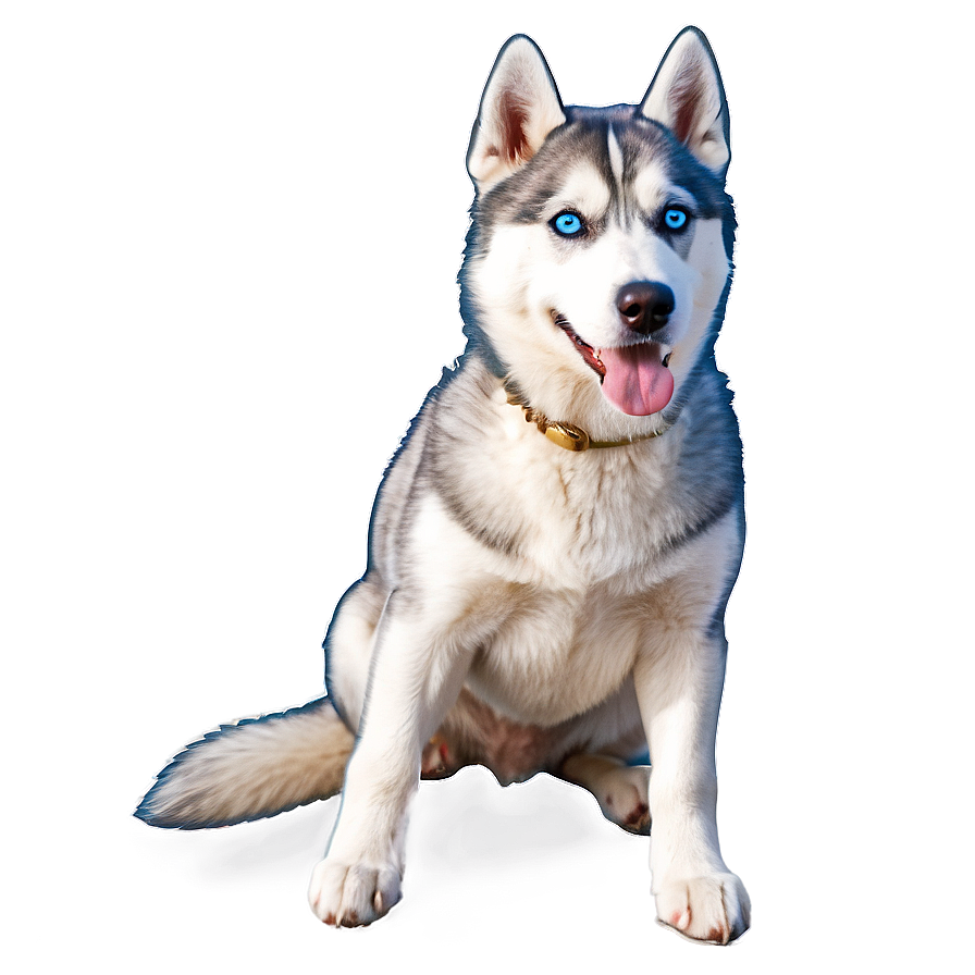 Siberian Husky Sitting Png 06252024 PNG image