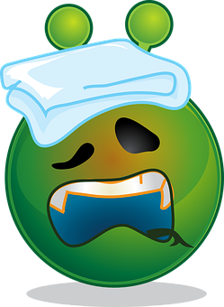 Sick Alien Emoji PNG image