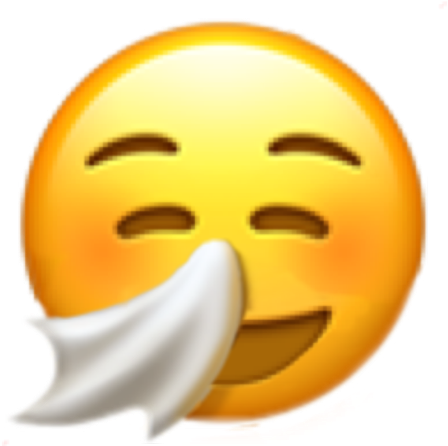 Sick Emoji Blowing Nose PNG image