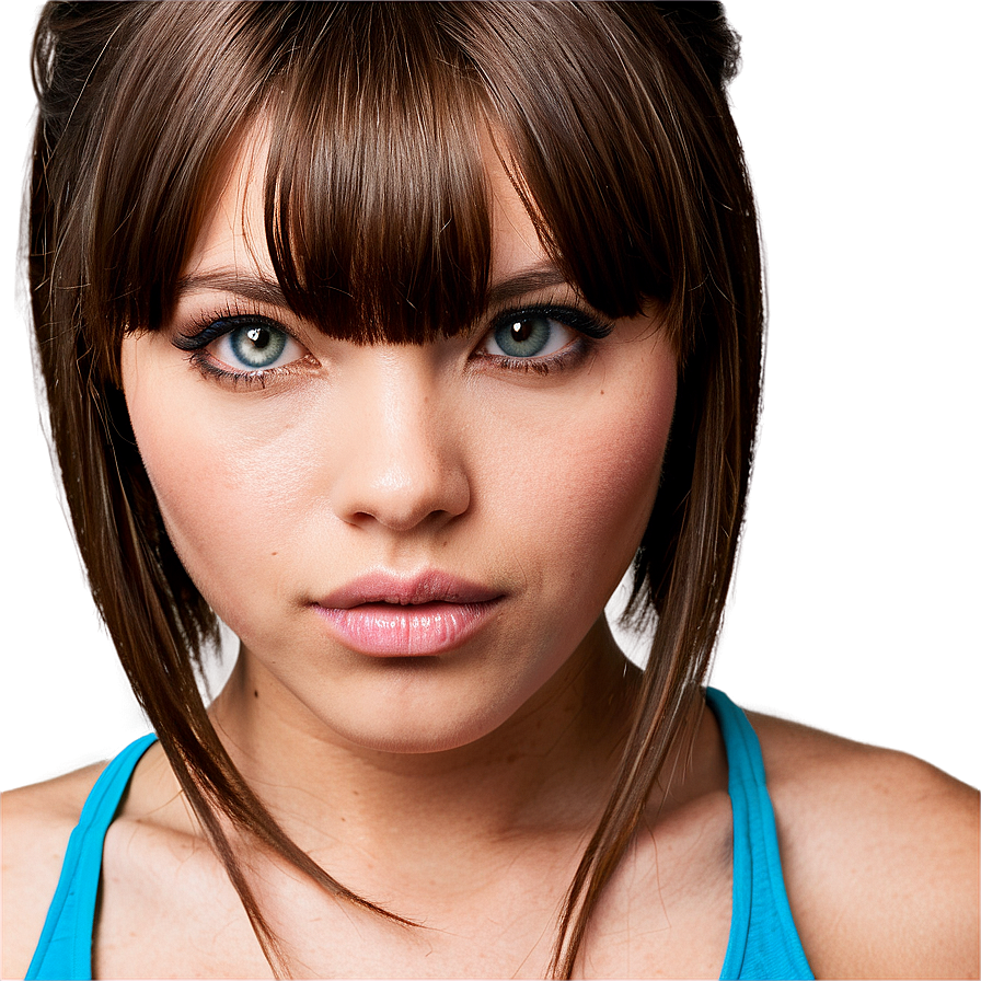 Side Bangs Hairstyles Png 28 PNG image