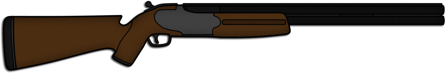 Side View Classic Shotgun Illustration PNG image