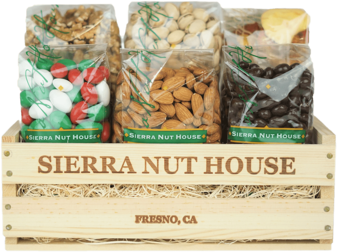 Sierra Nut House Almond Selection PNG image