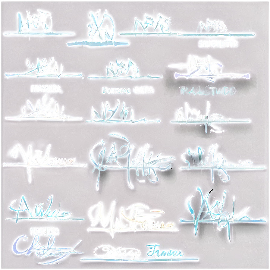 Signatures A PNG image