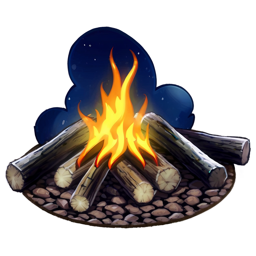 Silent Anime Campfire Png 81 PNG image