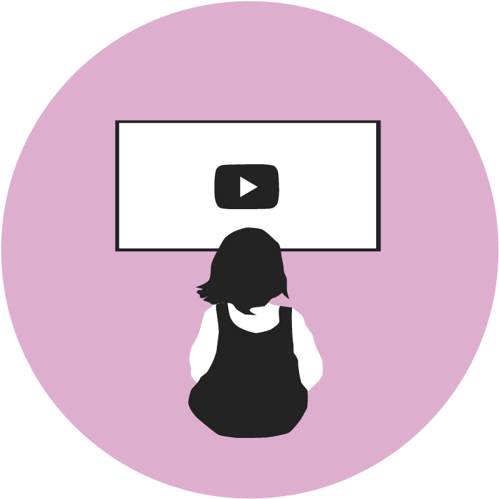 Silhouette Viewer Youtube Icon PNG image