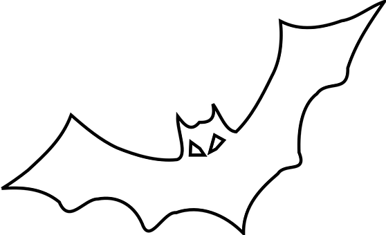 Silhouetted Bat Graphic PNG image