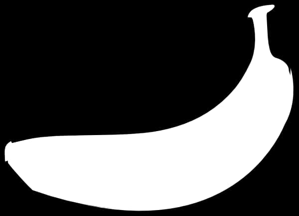 Silhouetteof Banana PNG image