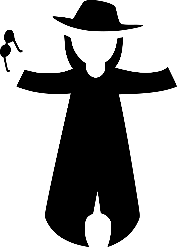 Silhouetteof Invisible Man PNG image