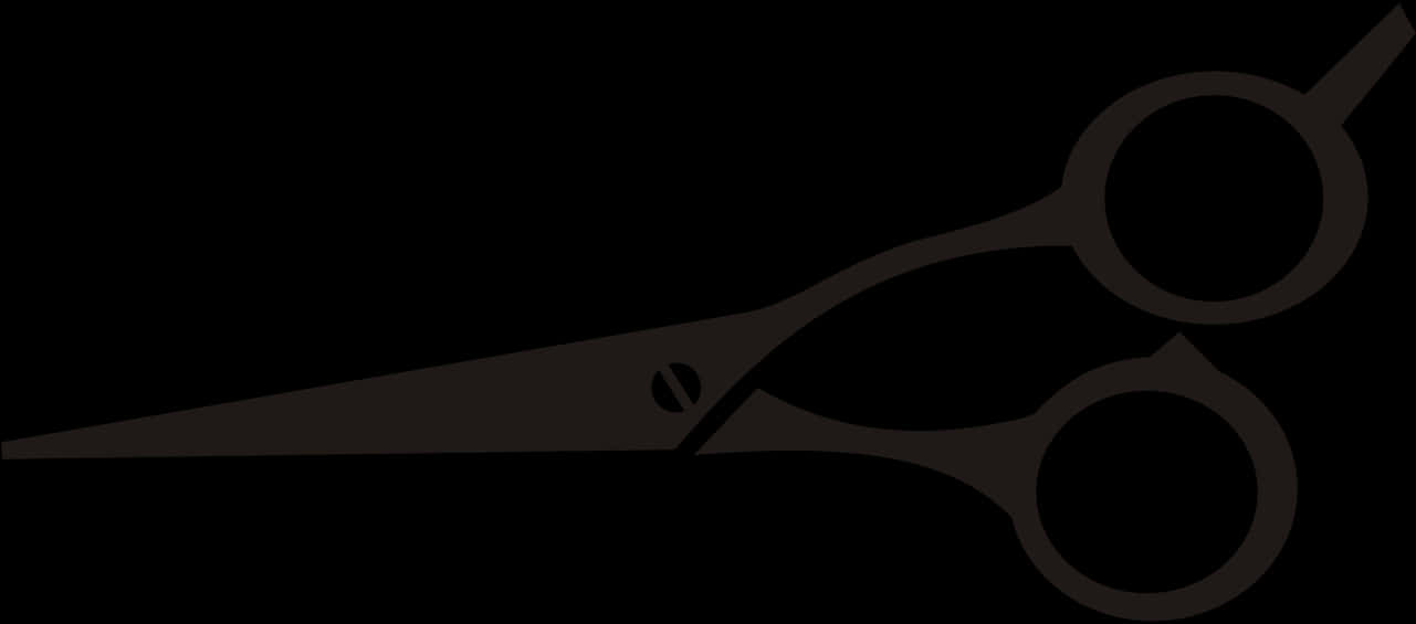 Silhouetteof Scissors PNG image