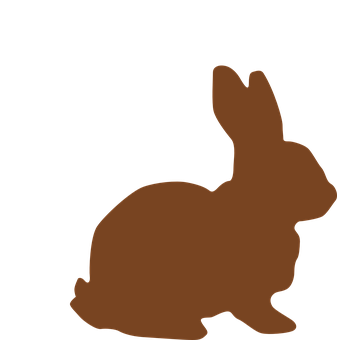 Silhouetteofa Bunny PNG image