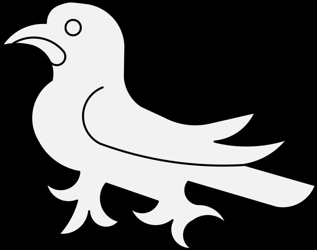 Silhouetteofa Dove PNG image