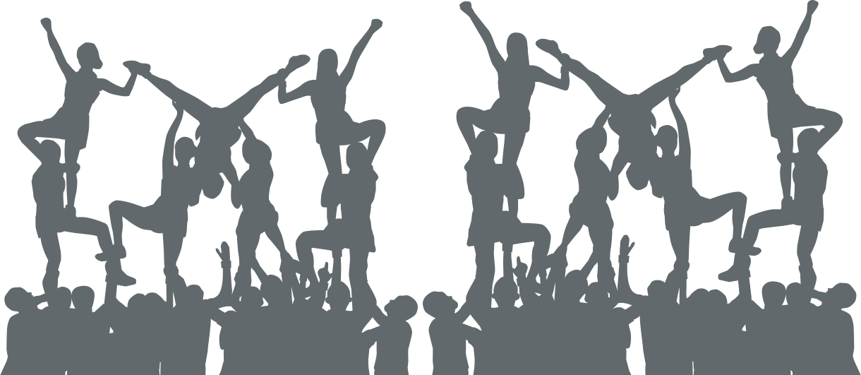 Silhouettes Cheering Crowd.png PNG image