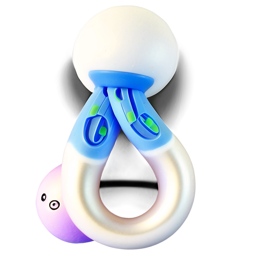 Silicone Baby Rattle Png 06202024 PNG image