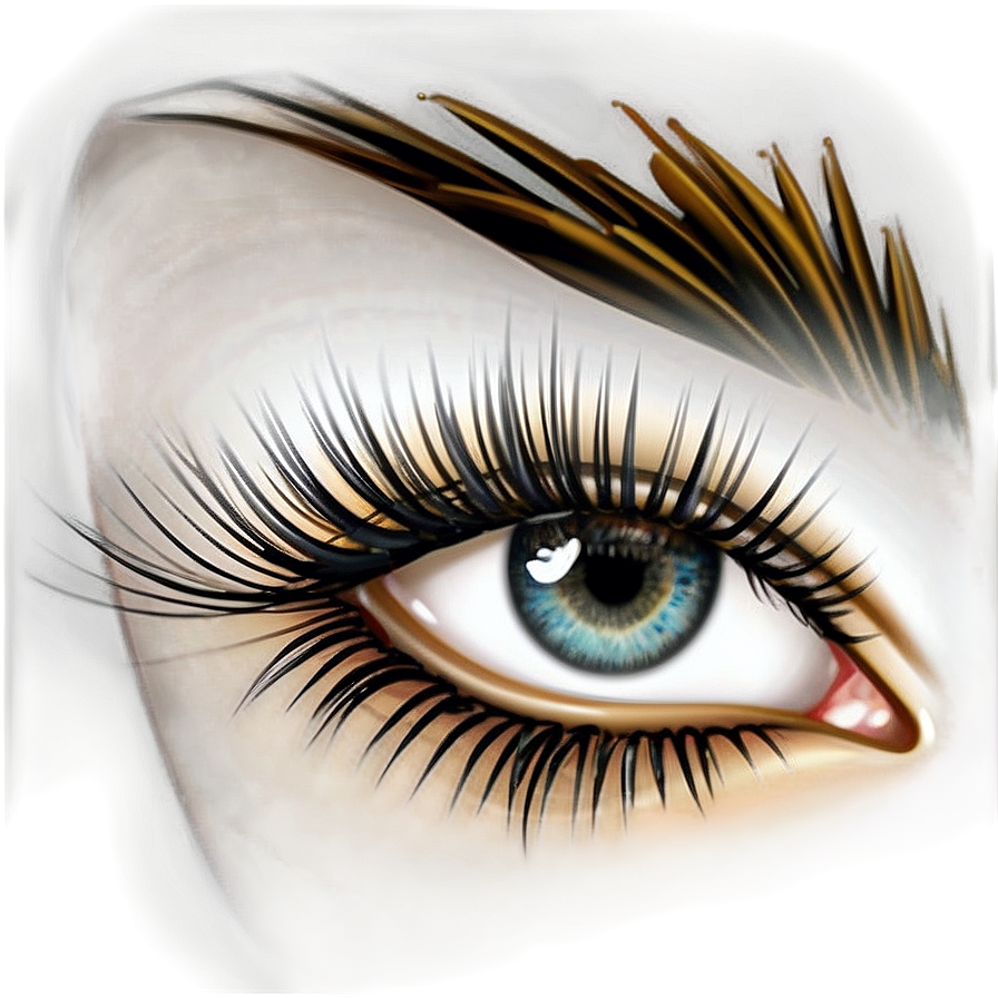 Silk Eyelashes Png 13 PNG image