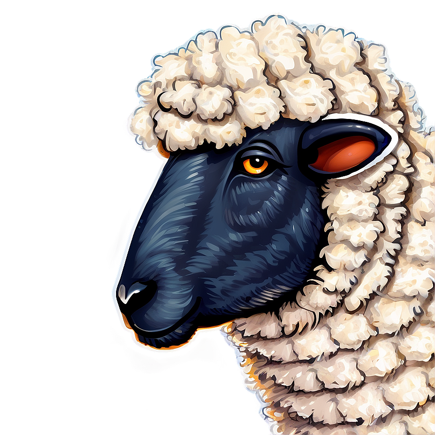 Silly Cartoon Sheep Png Lml PNG image