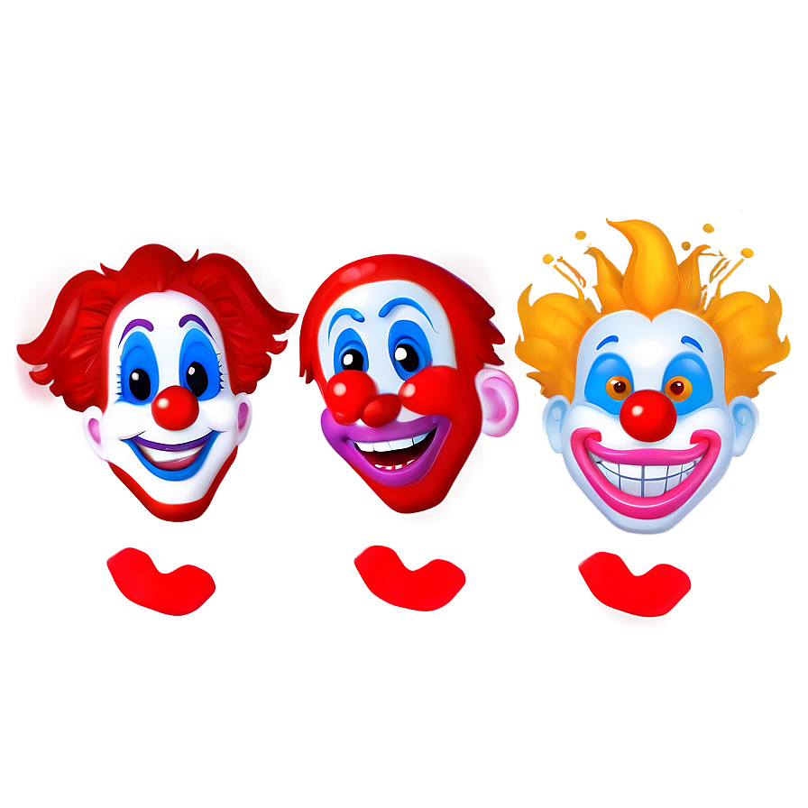 Silly Clown Emoticon Png 05232024 PNG image