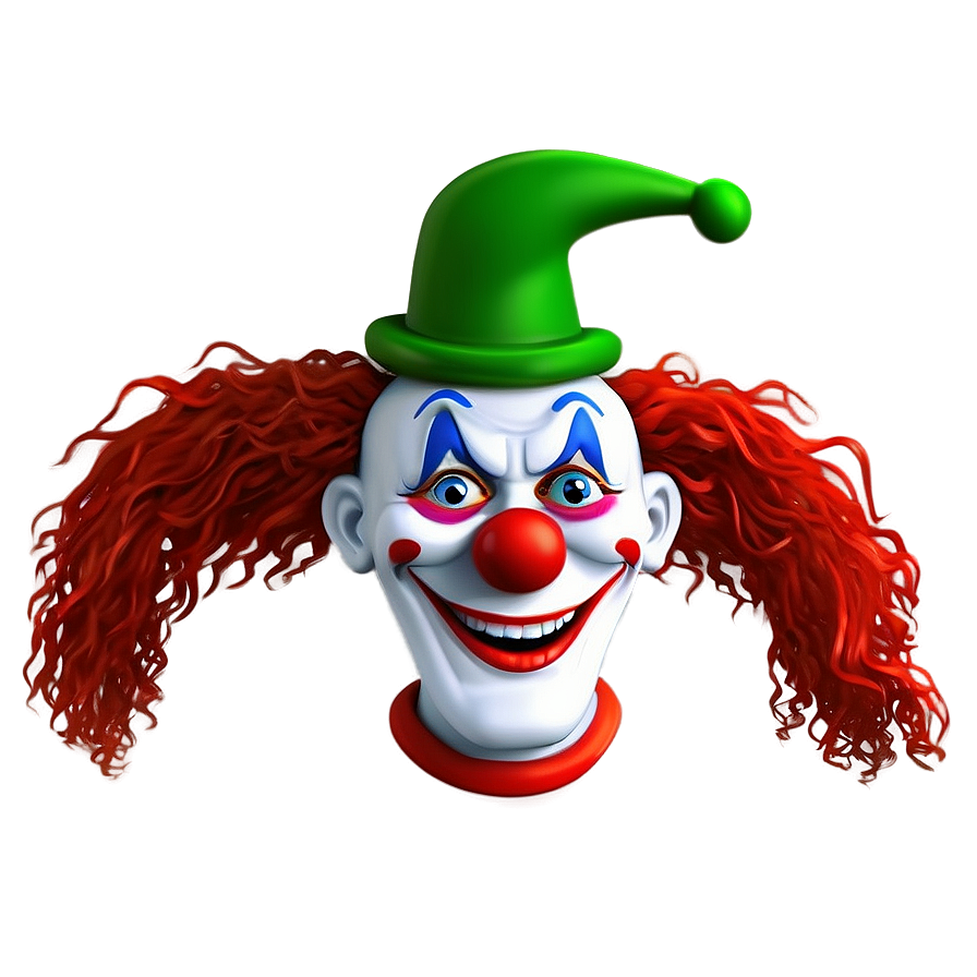 Silly Clown Face Cartoon Png Ksv9 PNG image