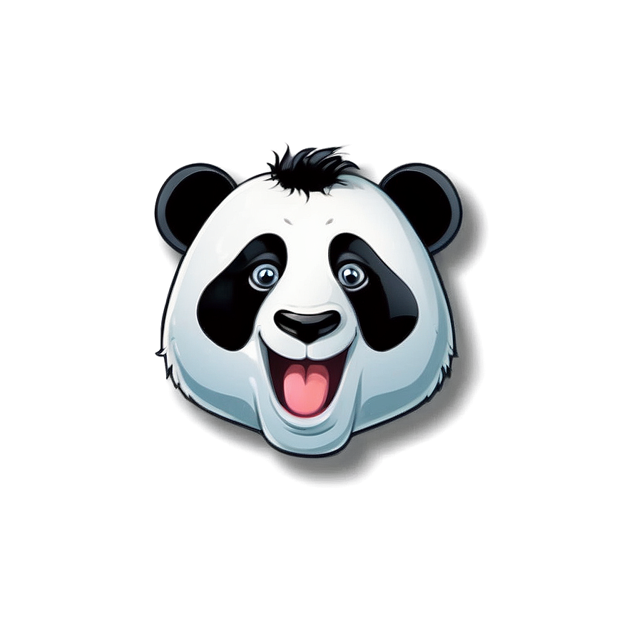 Silly Panda Face Expression Png Gkx PNG image