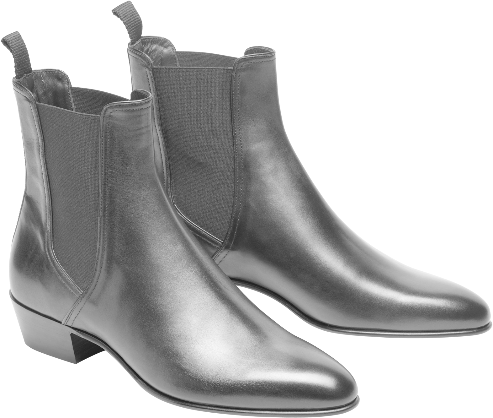 Silver Ankle Boots PNG image