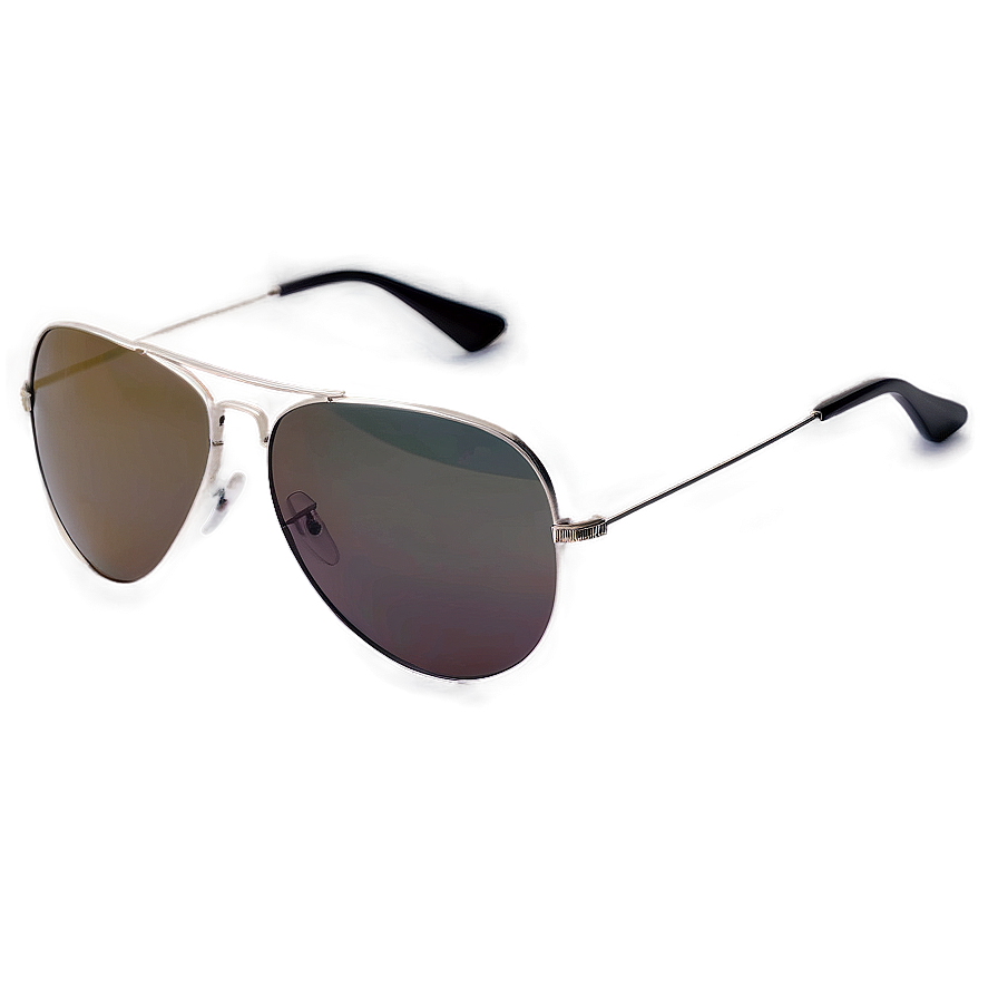 Silver Aviator Sunglasses Png Uvn PNG image