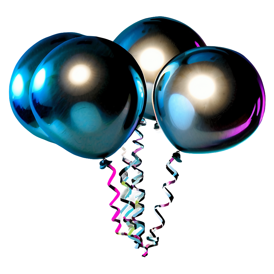 Silver Balloons Png Vqu PNG image