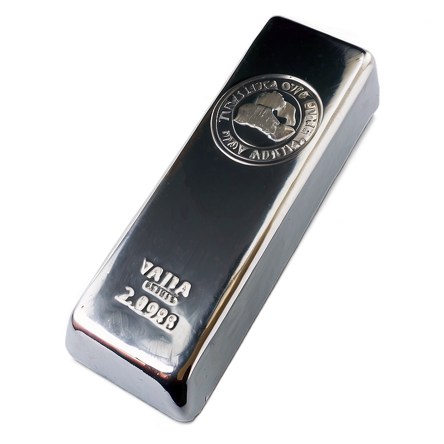 Silver Bar Asset Png 06282024 PNG image