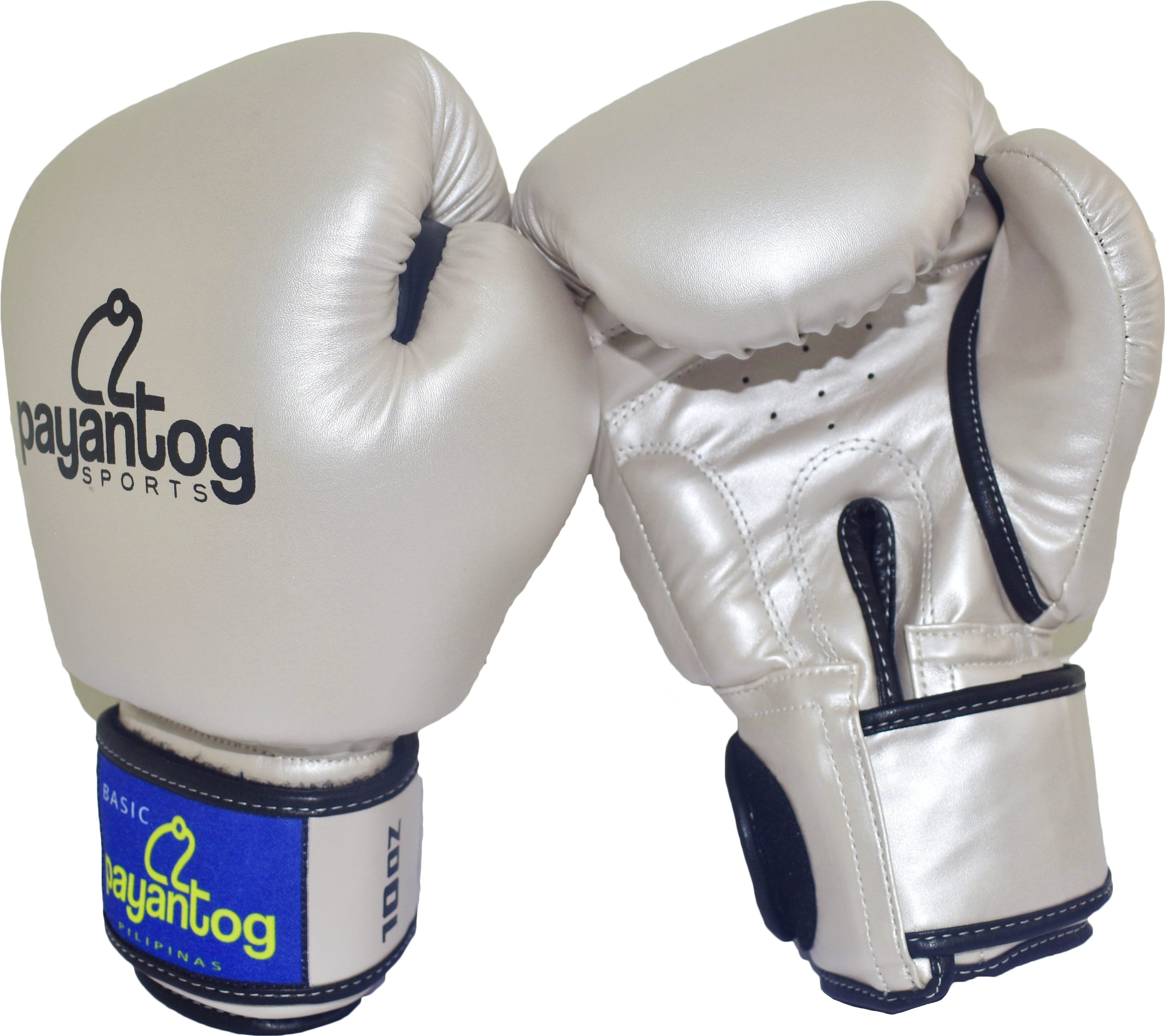 Silver Boxing Gloves Payantog Sports PNG image