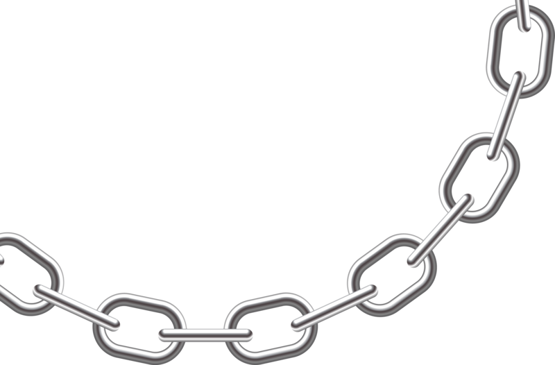 Silver Chain Link Graphic PNG image