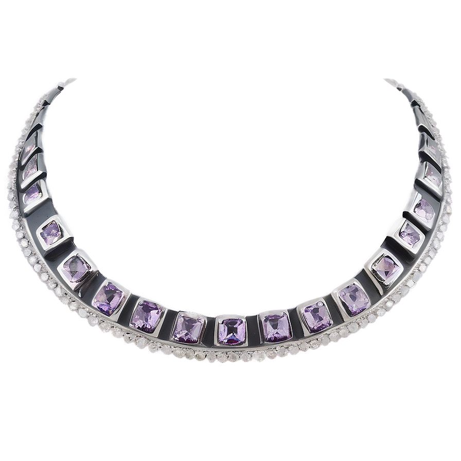 Silver Collar Necklace Png 54 PNG image