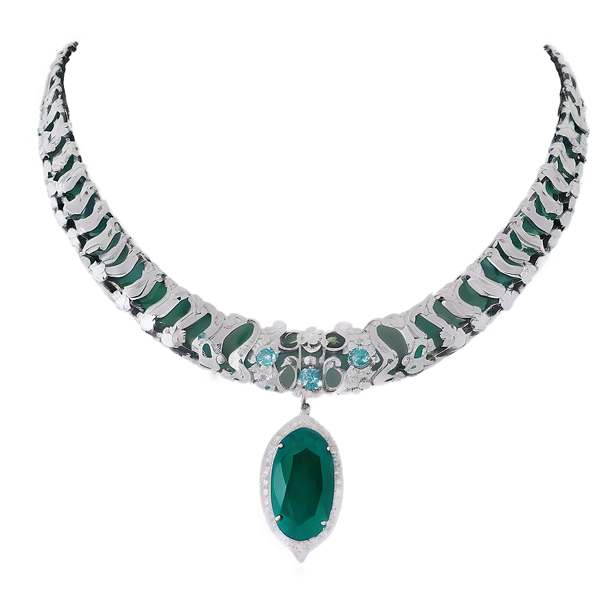 Silver Collar Necklace Png Uvf14 PNG image