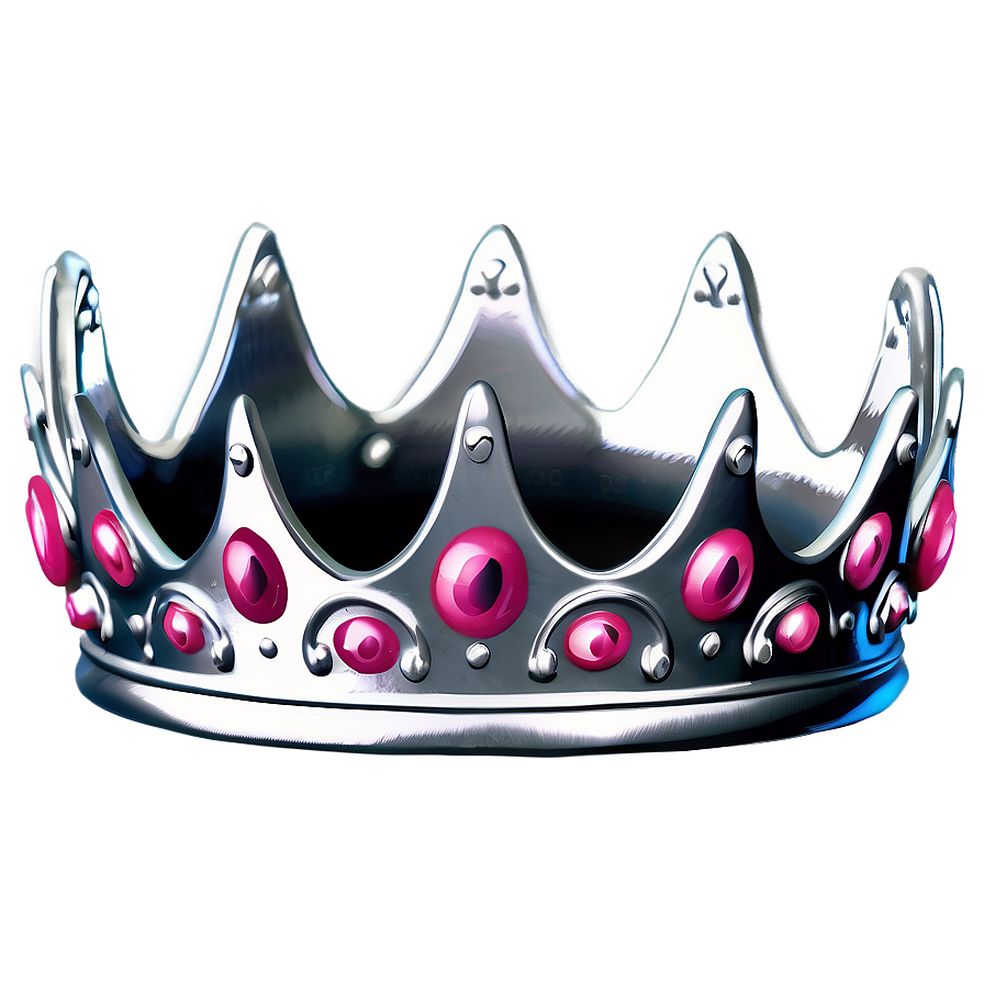 Silver Crown Design Png 57 PNG image